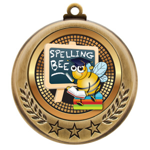 Spelling Bee Spectrum Series Medal - 2 3/4" (image for) Spelling Bee Spectrum Series Medal - 2 3/4"