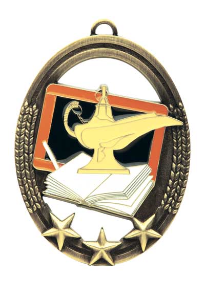 Academics Tri Star Sport Medal (image for) Academics Tri Star Sport Medal