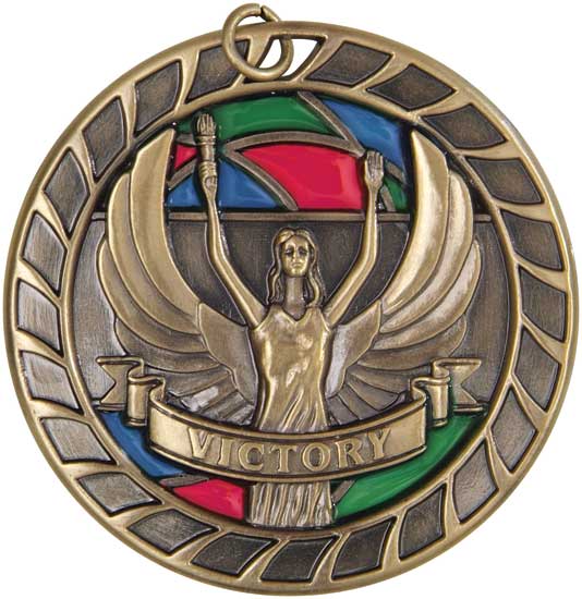 Victory Stained Glass Medal (image for) Victory Stained Glass Medal
