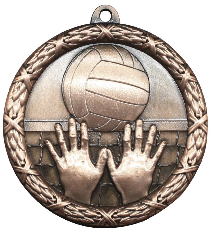 Classic Volleyball Heavyweight Medal (image for) Classic Volleyball Heavyweight Medal