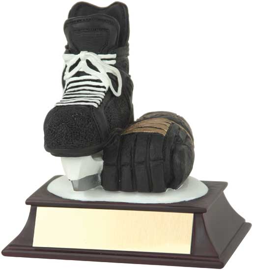 Skate/Glove Hockey Award - 4" (image for) Skate/Glove Hockey Award - 4"