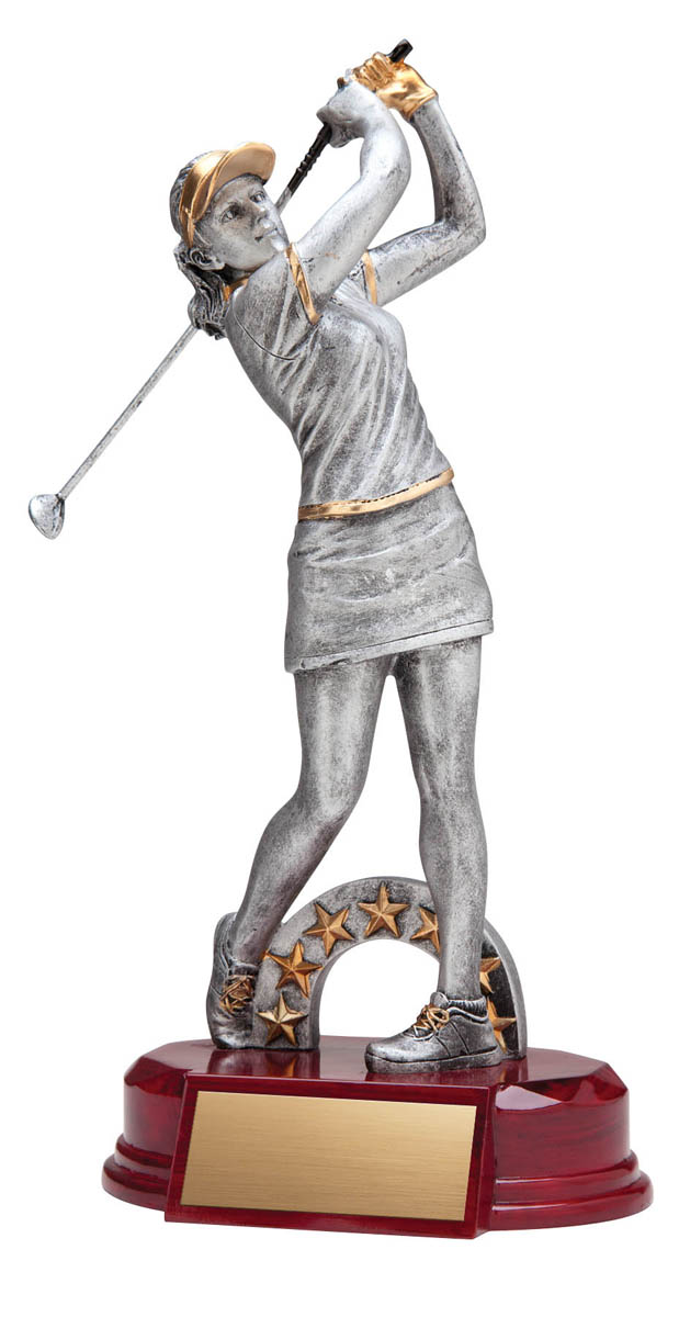 Female Golfer Trophy - 10" (image for) Female Golfer Trophy - 10"