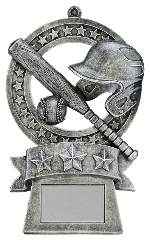(image for) Baseball Star Medal Awards - 5 3/8"