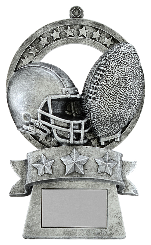 Football Star Medal Award - 6 1/2" (image for) Football Star Medal Award - 6 1/2"