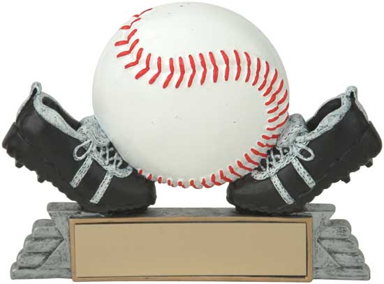 Cleats and Ball Baseball Award - 4" (image for) Cleats and Ball Baseball Award - 4"