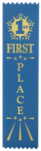 (image for) First Place Economy Ribbon - Blue
