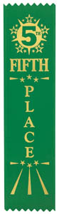 Fifth Place Economy Green Ribbon (image for) Fifth Place Economy Green Ribbon