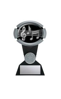 Impact Series Music Award - 6" Silver (image for) Impact Series Music Award - 6" Silver