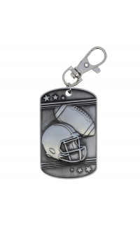 Football Dog Tag - Zipper (image for) Football Dog Tag - Zipper