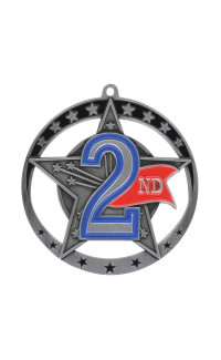 Second Star Series Medal - Silver Only (image for) Second Star Series Medal - Silver Only