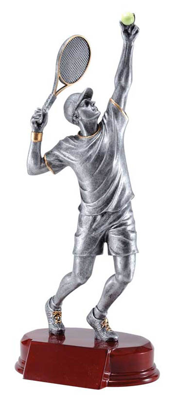 (image for) Male Tennis Deluxe Sculpture - 10 1/2"